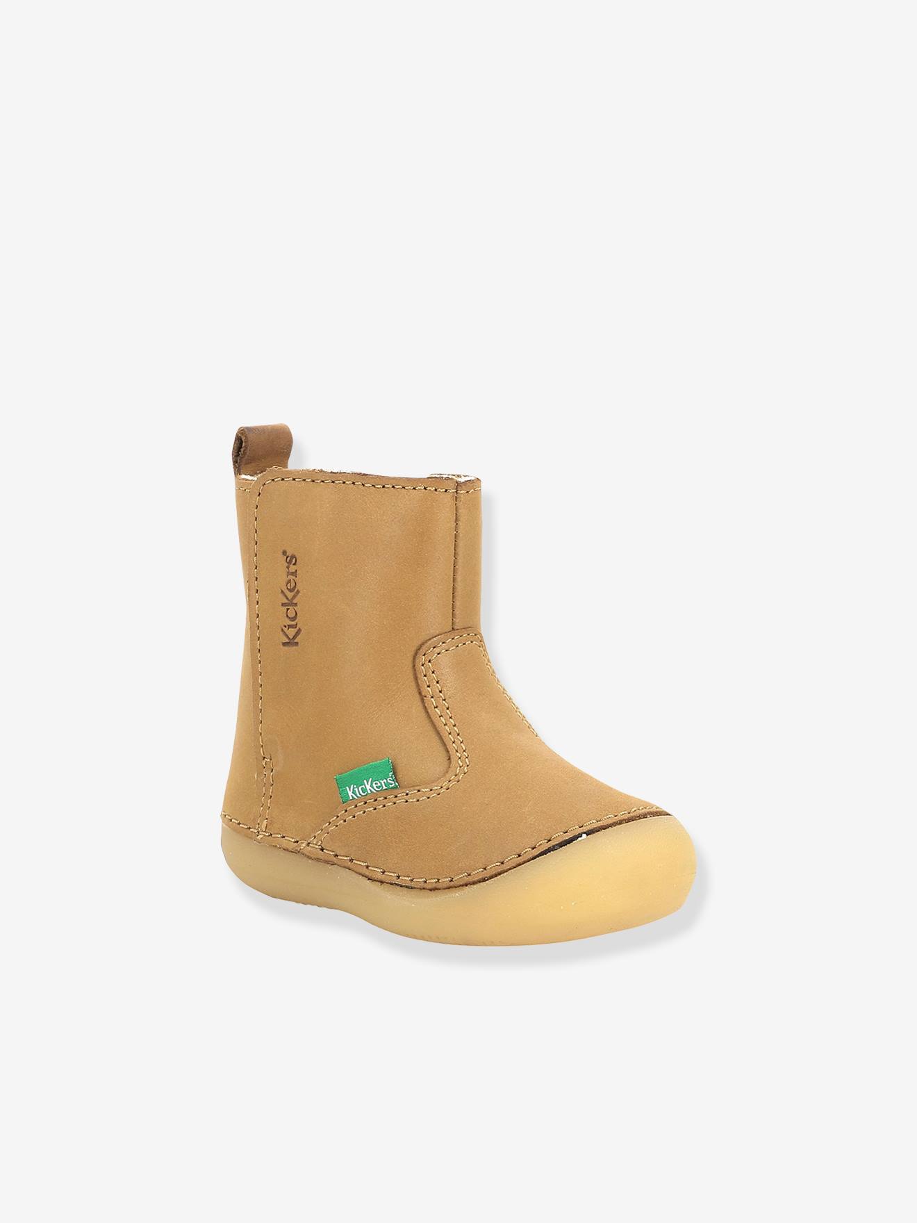 Kickers Jungen Baby Lauflernboots SOCOOL CHO KICKERS - camelfarben