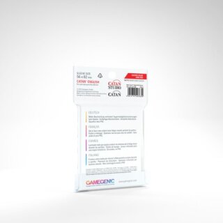 Gamegenic - Matte Catan Sleeves 56 x 82 mm - Clear (60)