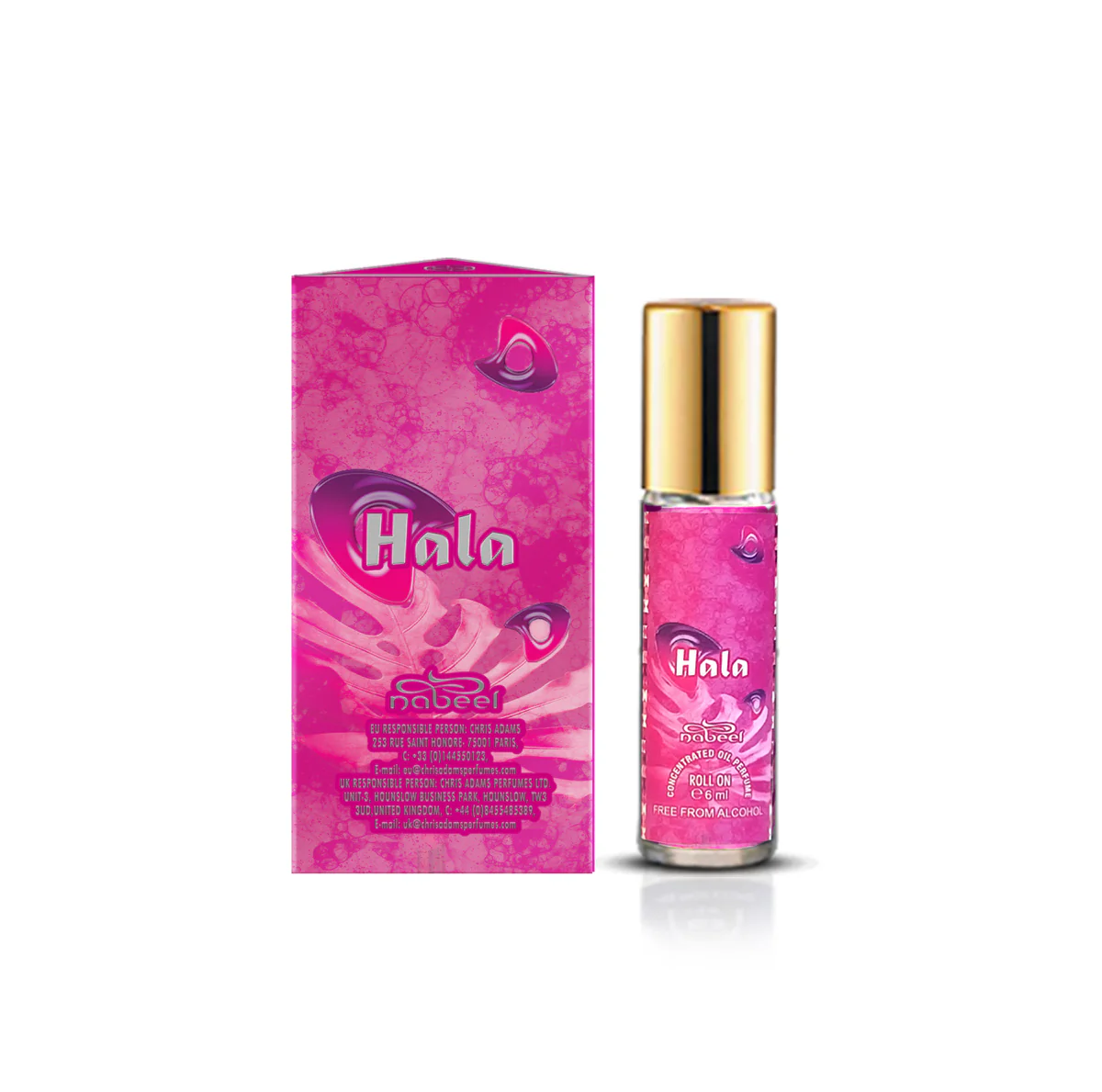 Oljeparfyme Hala Roll On Oljeparfyme - Huile de Parfum Unisex, Huile de Parfum, Parfum