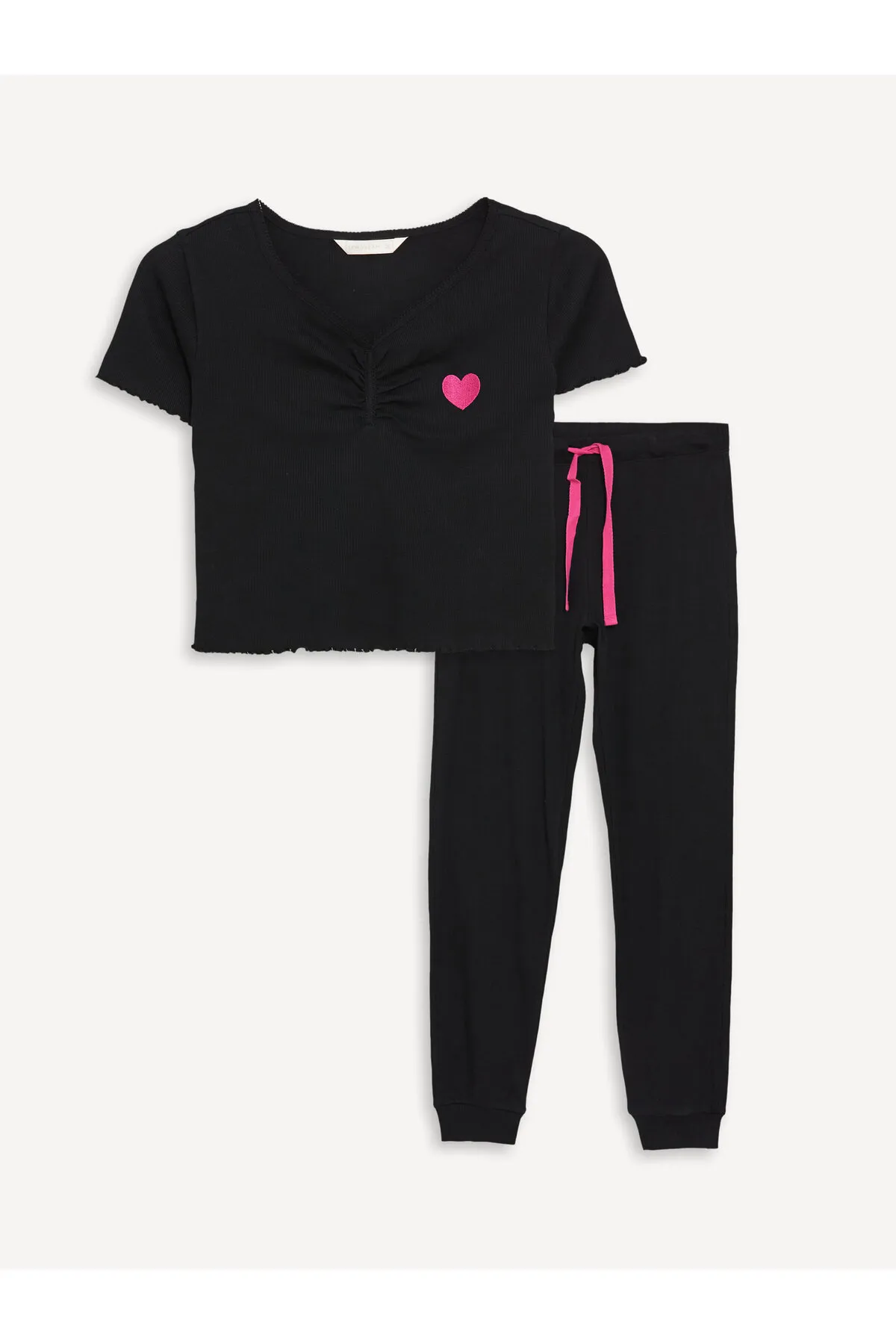 LC Waikiki  Pyjama set - Grau - Unifarben