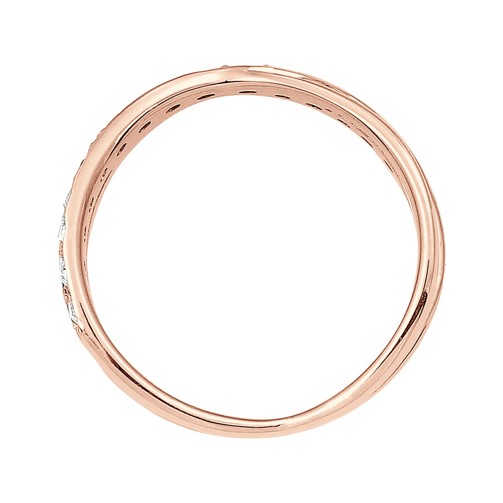Elli Elli Bague Femmes Enroulement Élégant avec Cristaux en Argent Sterling 925 Bague
