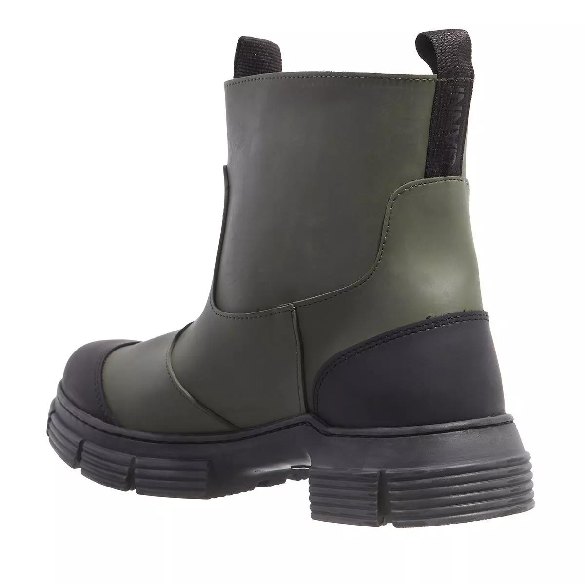 GANNI Stiefeletten grün Regenstiefel