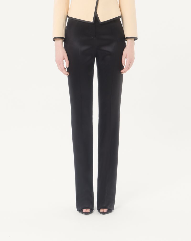 Pantalon stretch double duchesse