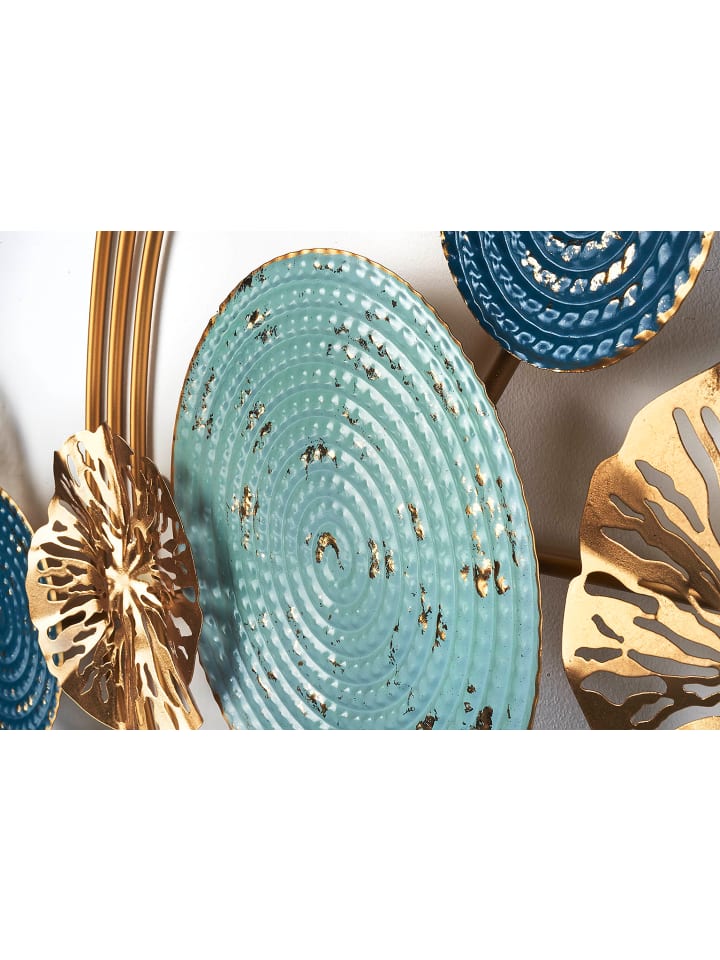 kobolo Metallbild GOLD CIRCLES in Gold günstig kaufen onesize