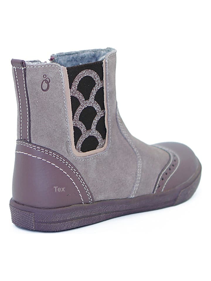 lamino Leder-Chelsea-Boots in Mauve günstig kaufen 30
