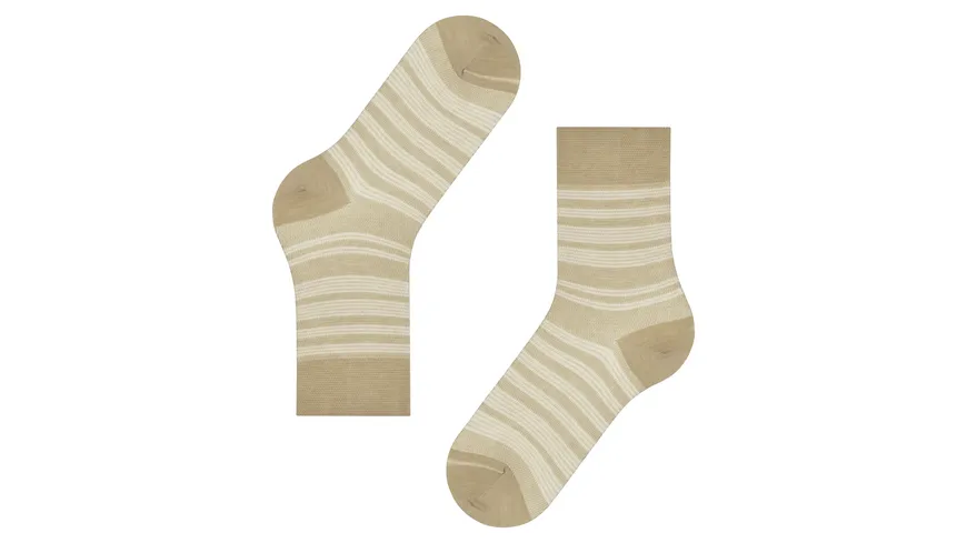 FALKE Damen Socken Sunset Stripe beige
