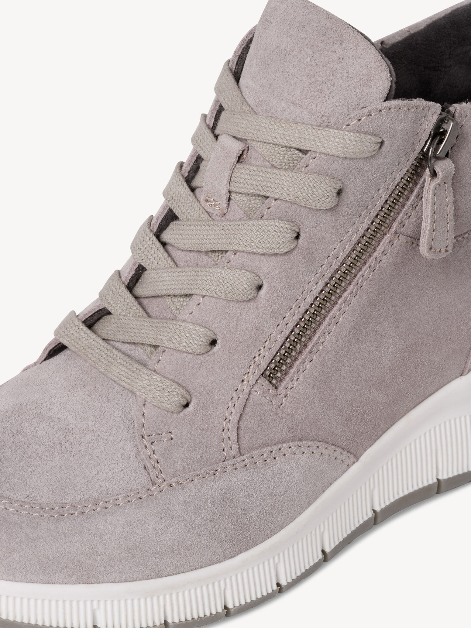 Basket en cuir - gris