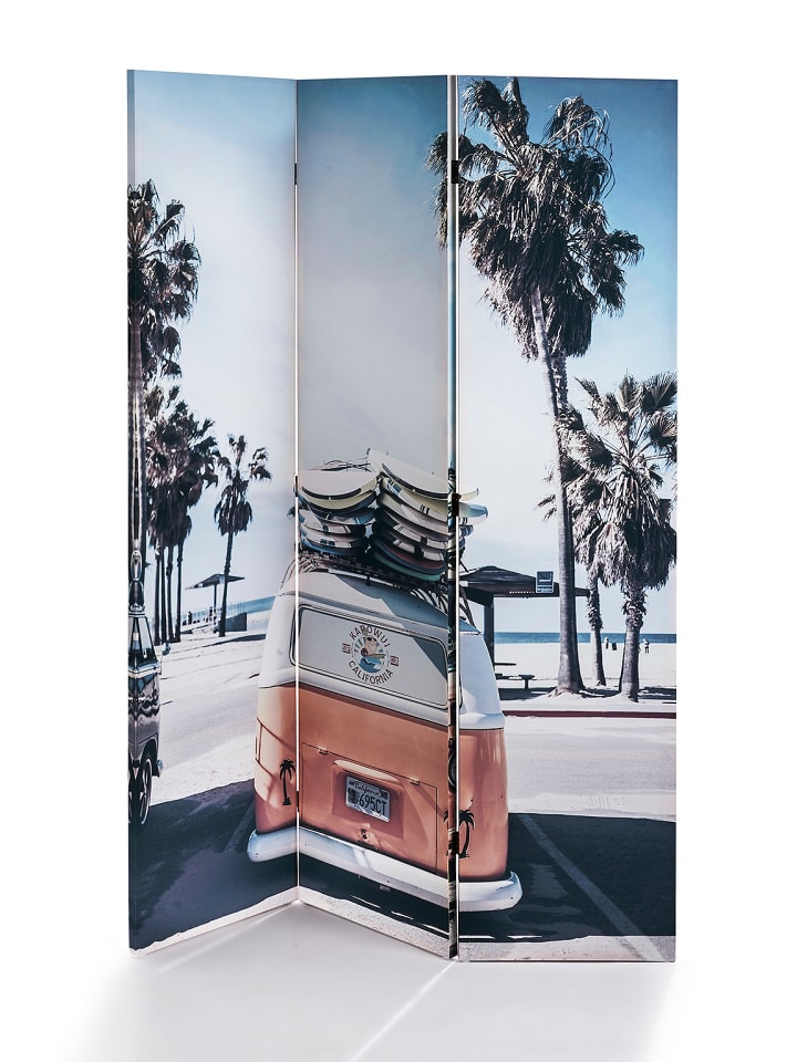 kobolo Paravent CALIFORNIA in Rosa günstig kaufen onesize