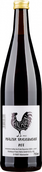 Traubensaft rot - Weinhaus Franz Hahn