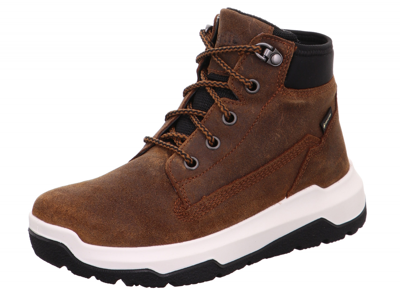 SPACE - Braun/Schwarz Boots mit Reißverschluss