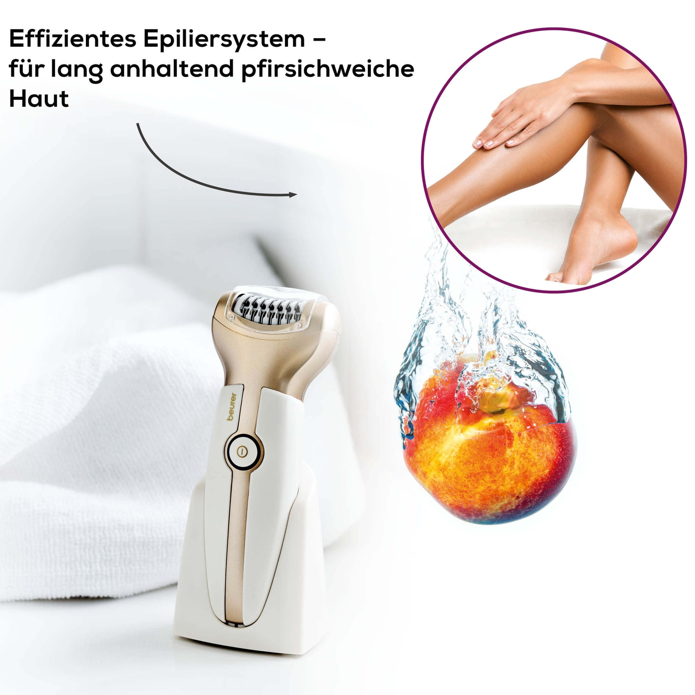 Beurer Epilierer - HL 70-Epilation, Rasur und Peeling vereint in einem Gerät