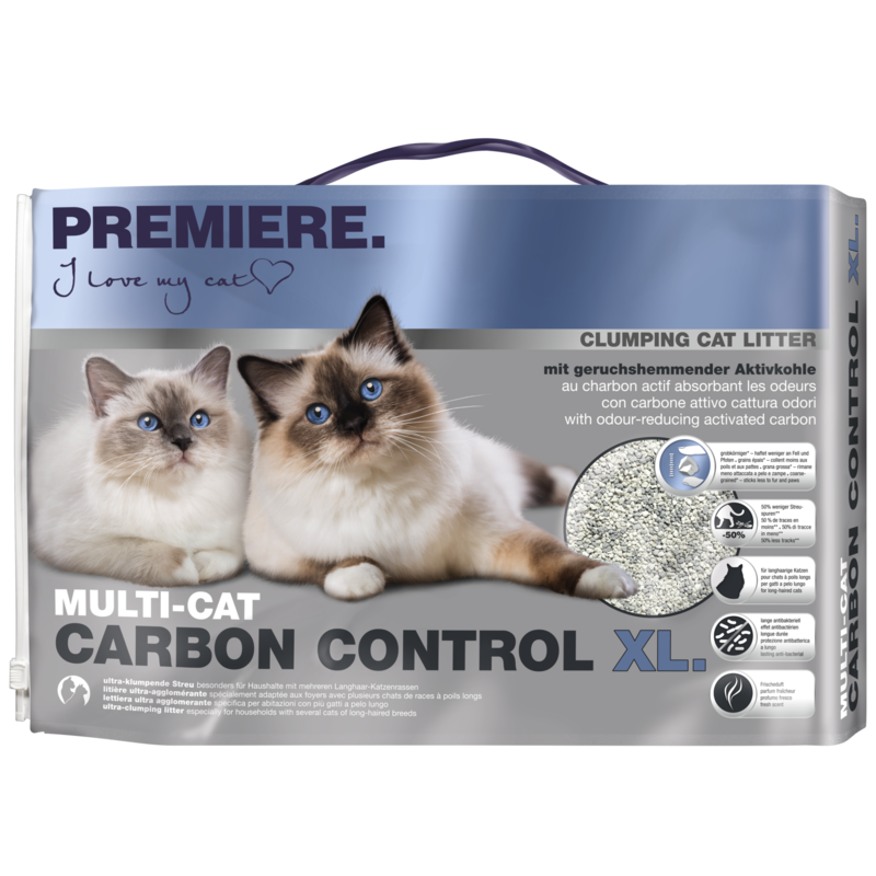 PREMIERE Katzenstreu PREMIERE Multi-Cat XL Klumpstreu 12 l