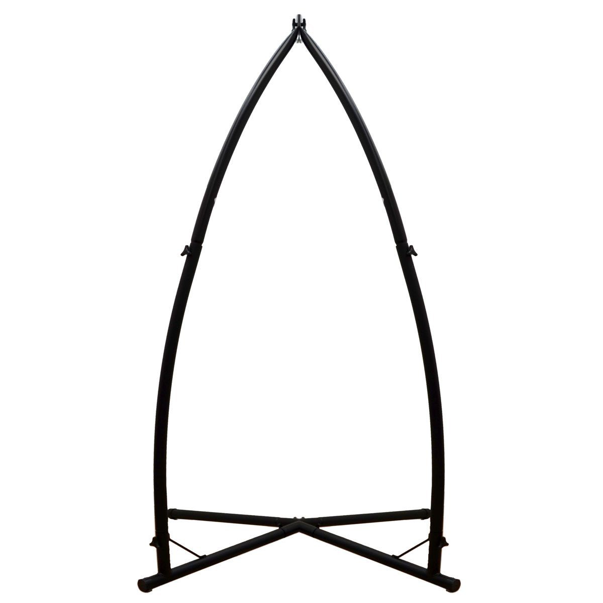 AMANKA Hängemattengestell Hängesessel Gestell Outdoor bis 120kg 215cm, Stahlrohr Ständer für Hängestuhl