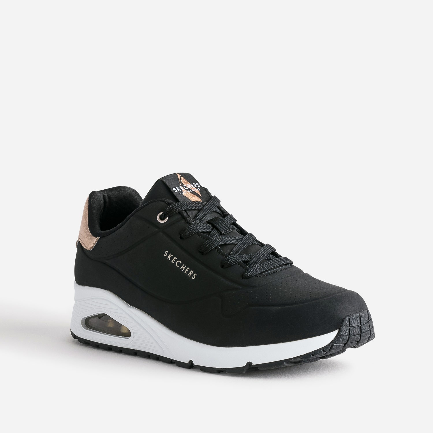 Tennis SKECHERS noire et cuivrée