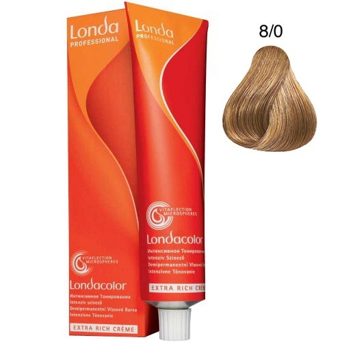 Londa Demi-Permanent Color Creme 8/0 Hellblond 60 ml