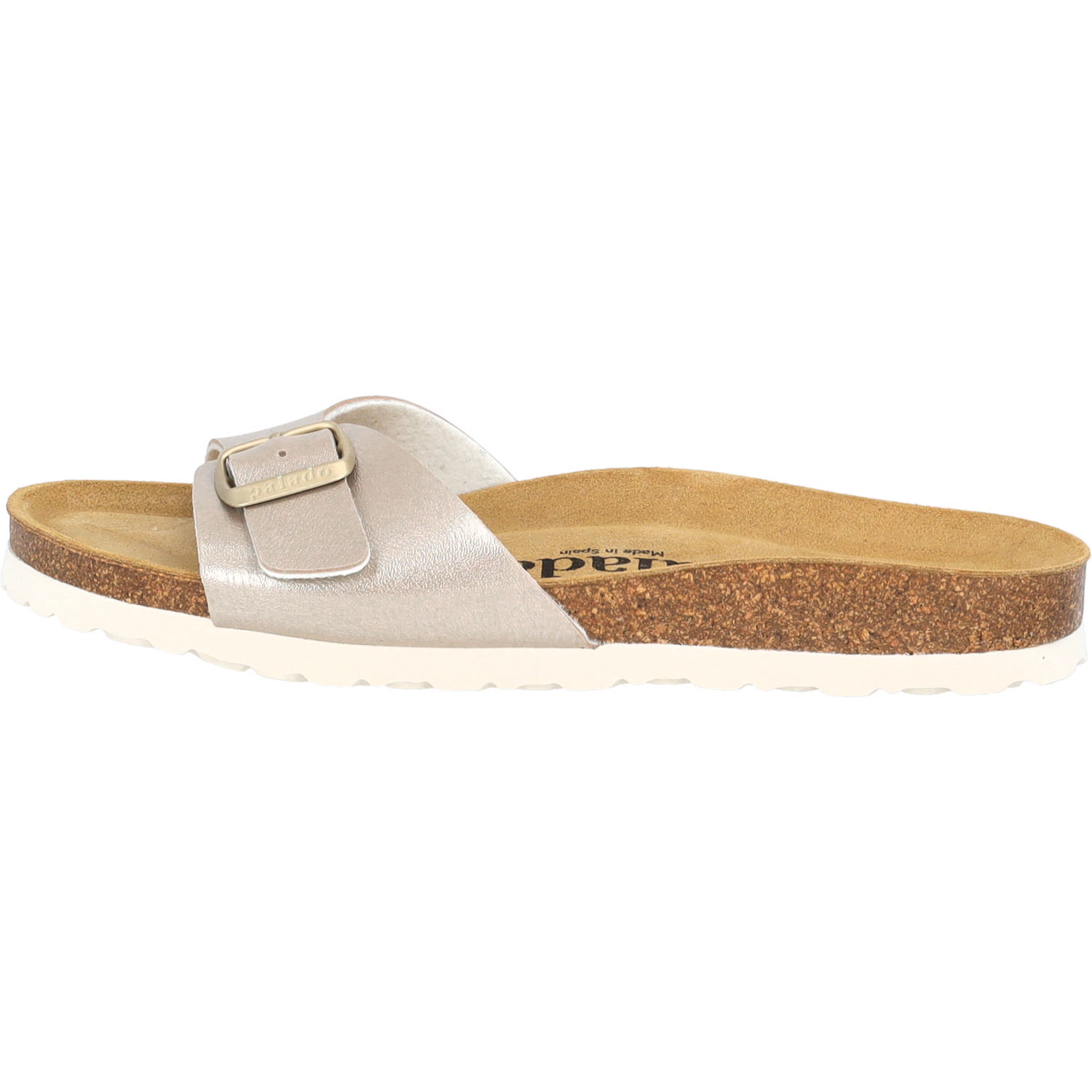 Palado Malta Metallic, Pantoletten, Damen, beige metallic