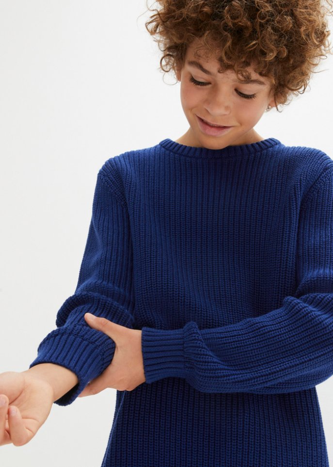 Kinder Baumwoll-Strickpullover