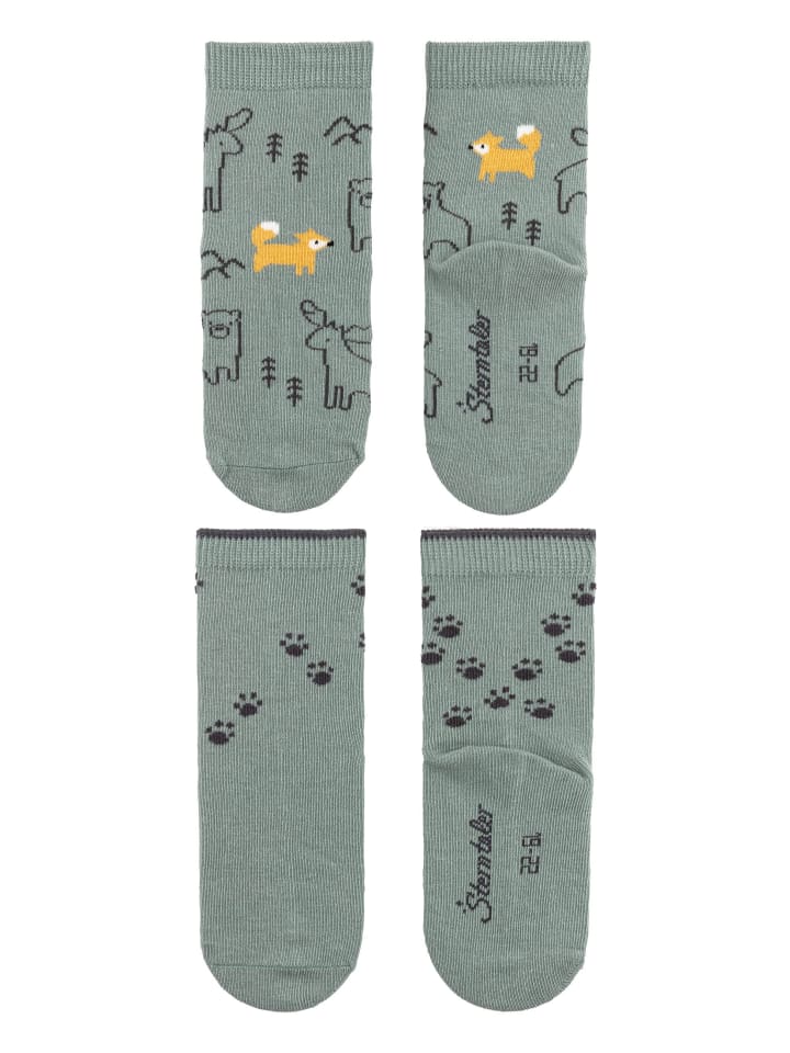 Sterntaler Socken 6er-Pack Eisbär in sattes grün günstig kaufen 18