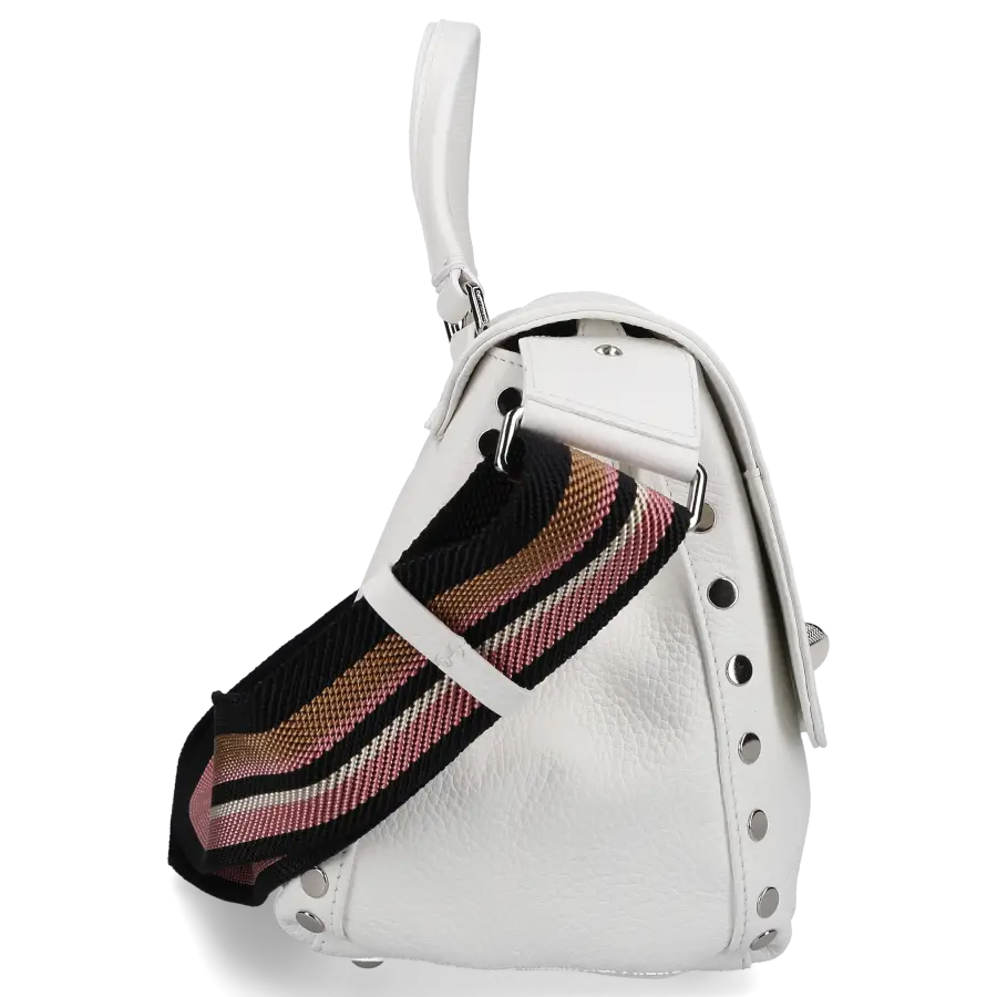 Zanellato - Handtasche POSTINA DAILY GIORNO S Kalbsleder - weiß