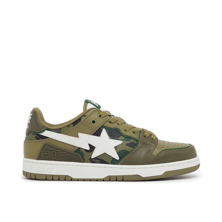 A Bathing Ape Wmns SK8 Sta #4 L olive drab