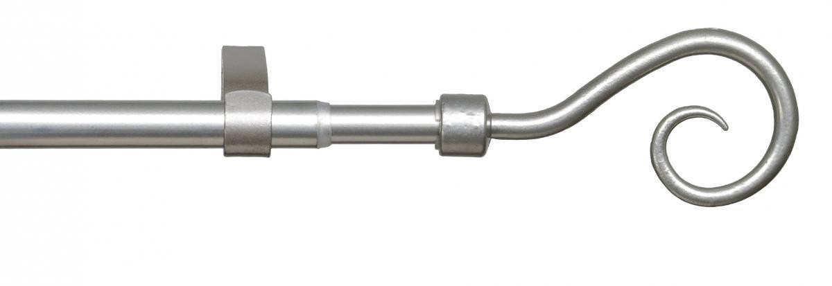 Bella Casa Stilgarnitur Syrakus 16 mm Ø, 130 cm - 240 cm, Metall, silber-matt