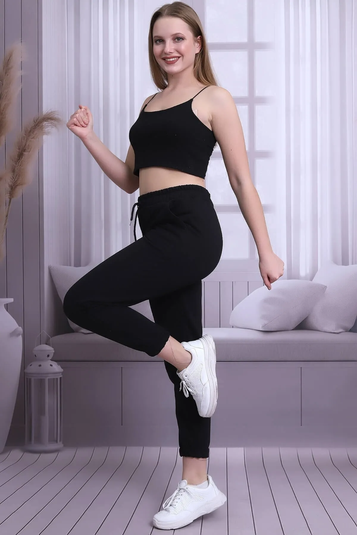 Deafox  Jogginghose - Schwarz - Slim