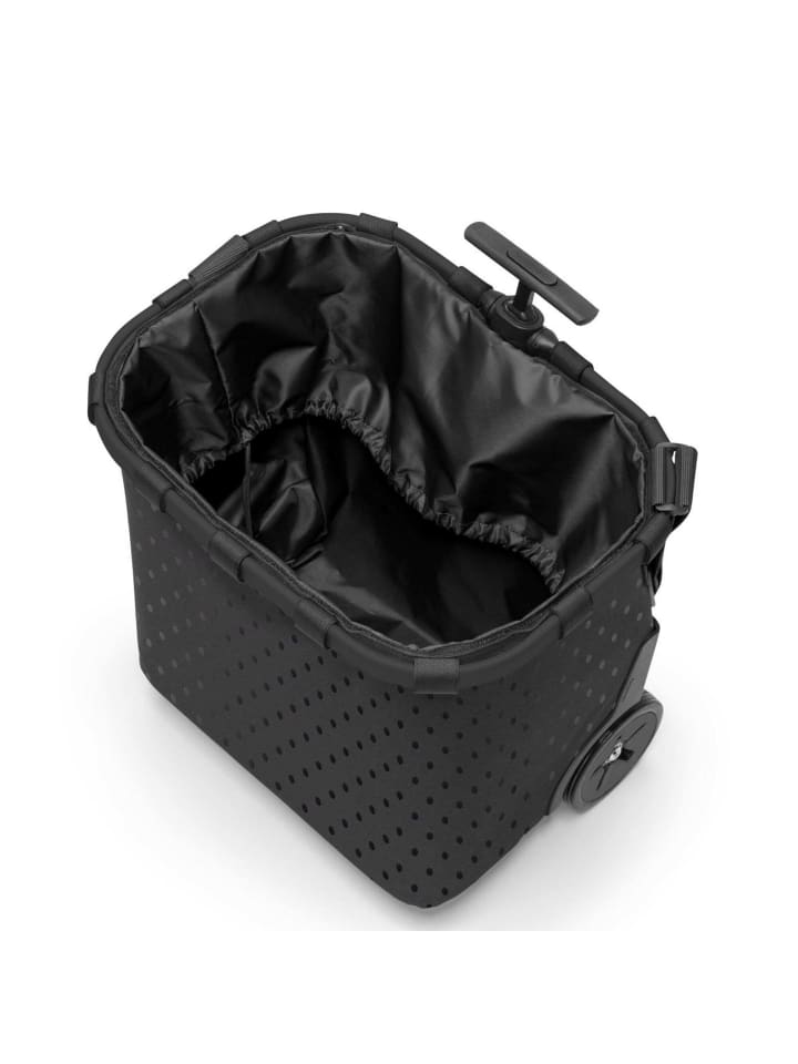 Reisenthel carrycruiser - Einkaufstrolley 47.5 cm (frame raffia black) in frame glossy dots black günstig kaufen onesize