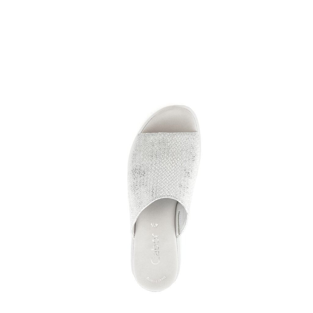 Gabor fashion Pantolette silber