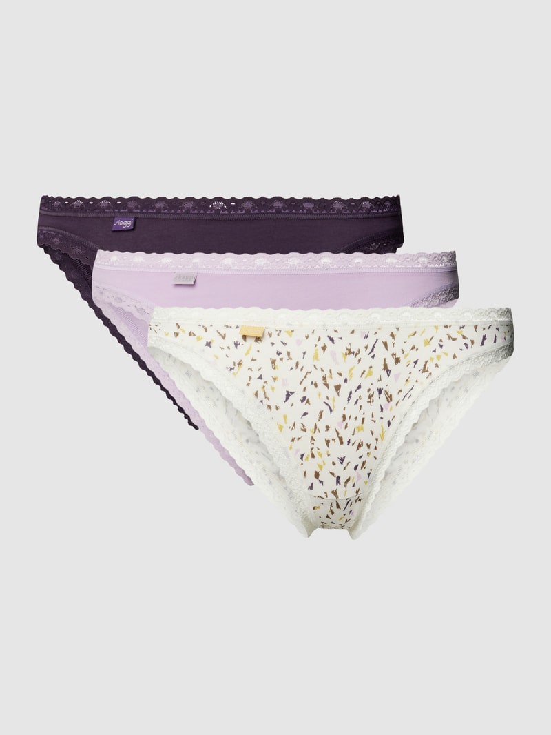 Slip mit Muschelsaum in lavendel