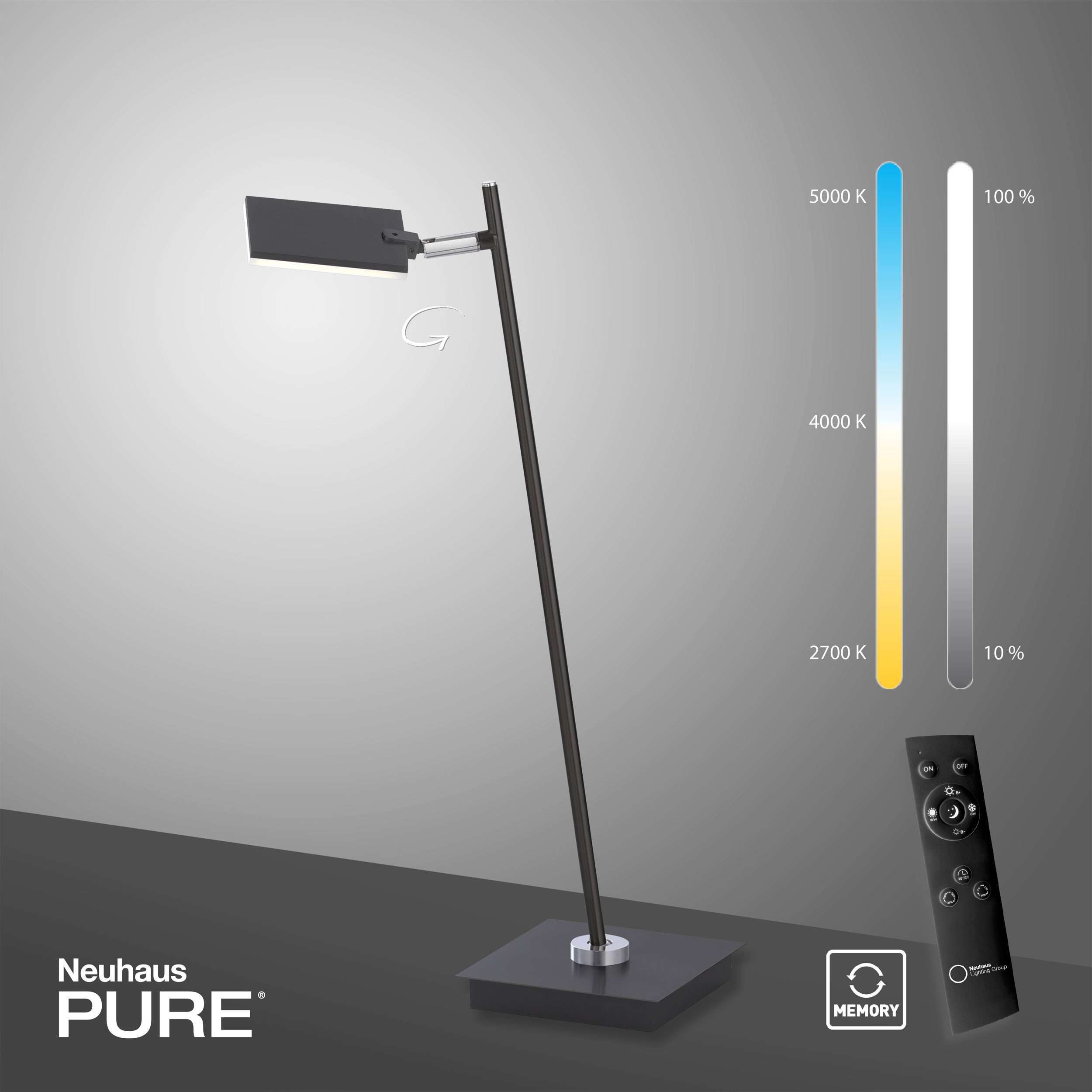 PURELED-Tischleuchte 1flg