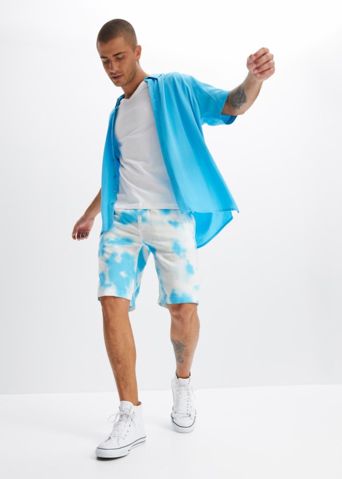 Schlupf-Bermuda aus nachhaltiger Viskose, Loose Fit