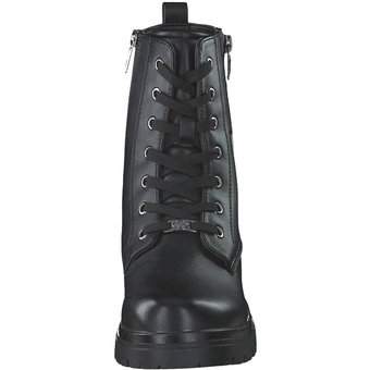 Tom Tailor Schnür Boots in schwarz
