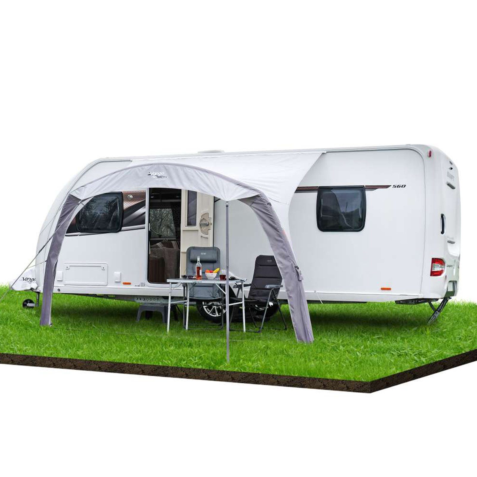 Vango Vorzelt Caravan Sonnensegel Air Beam Wohnmobil, Van Bus Markise Vordach Keder 2,5 m