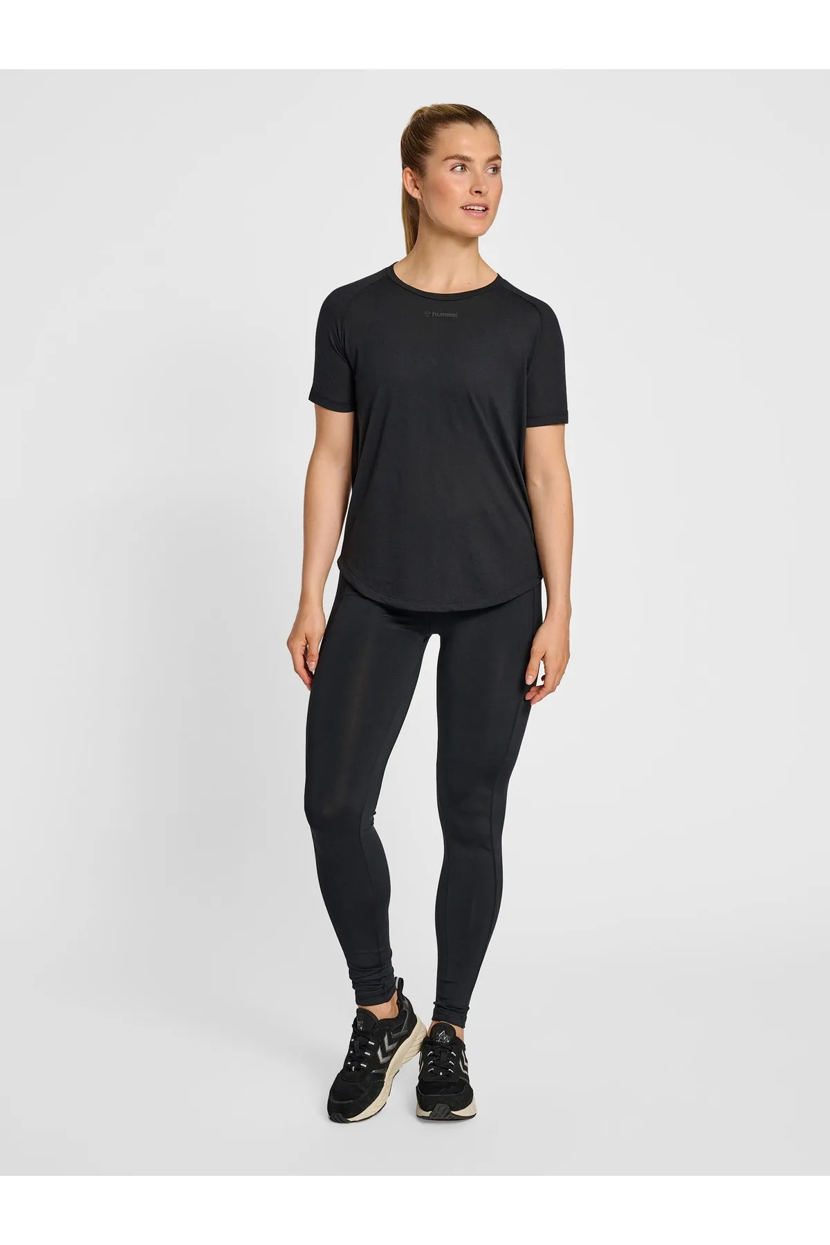 hummel  Sport-Leggings - Schwarz - Mittlerer Bund
