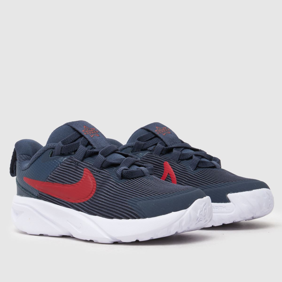 Nike marinblå Star Runner 4 pojkar småbarnsskor