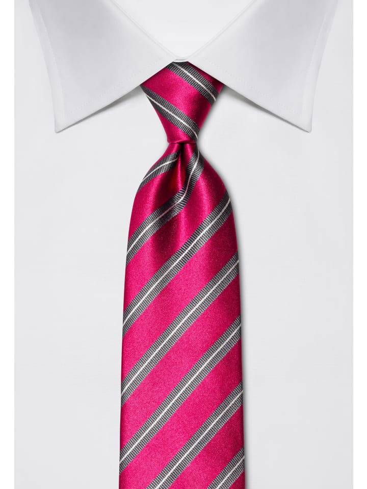 Vincenzo Boretti Krawatte in fuchsia günstig kaufen onesize