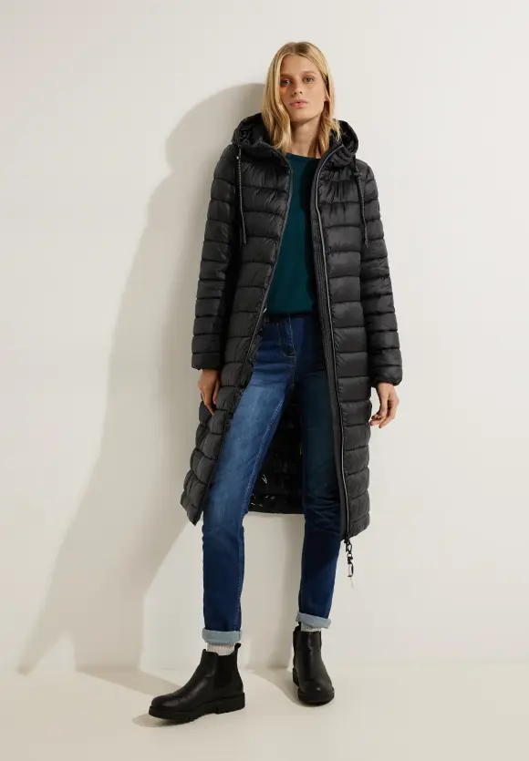 CECIL Super Long Steppmantel