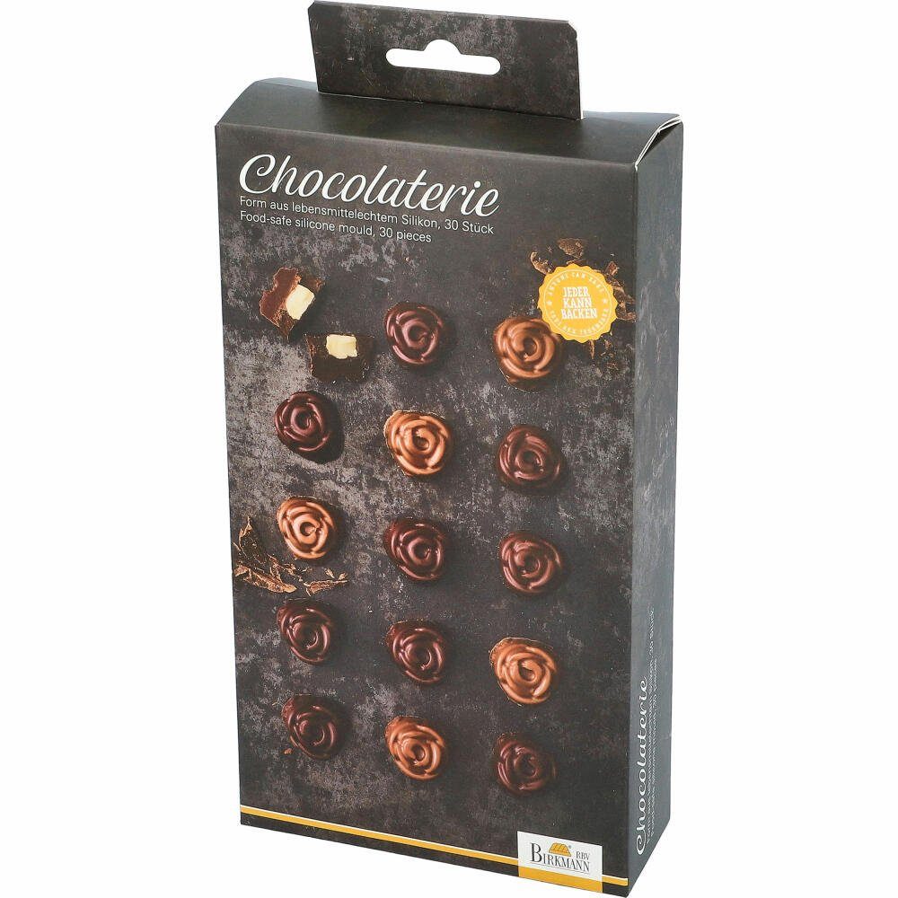 Birkmann Schokoladenform Chocolaterie Pralinenform Rose 2er Set