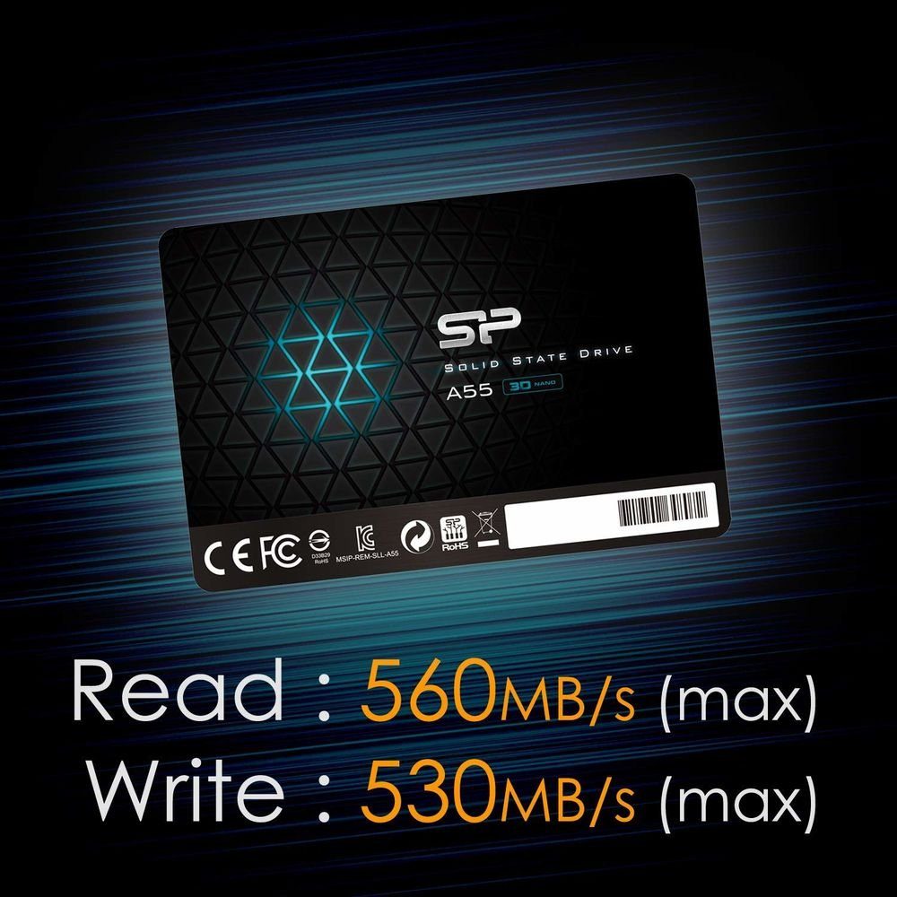 SILICON POWER Computer-Festplatte Silicon Power Ace A55 interne Gaming-SSD
