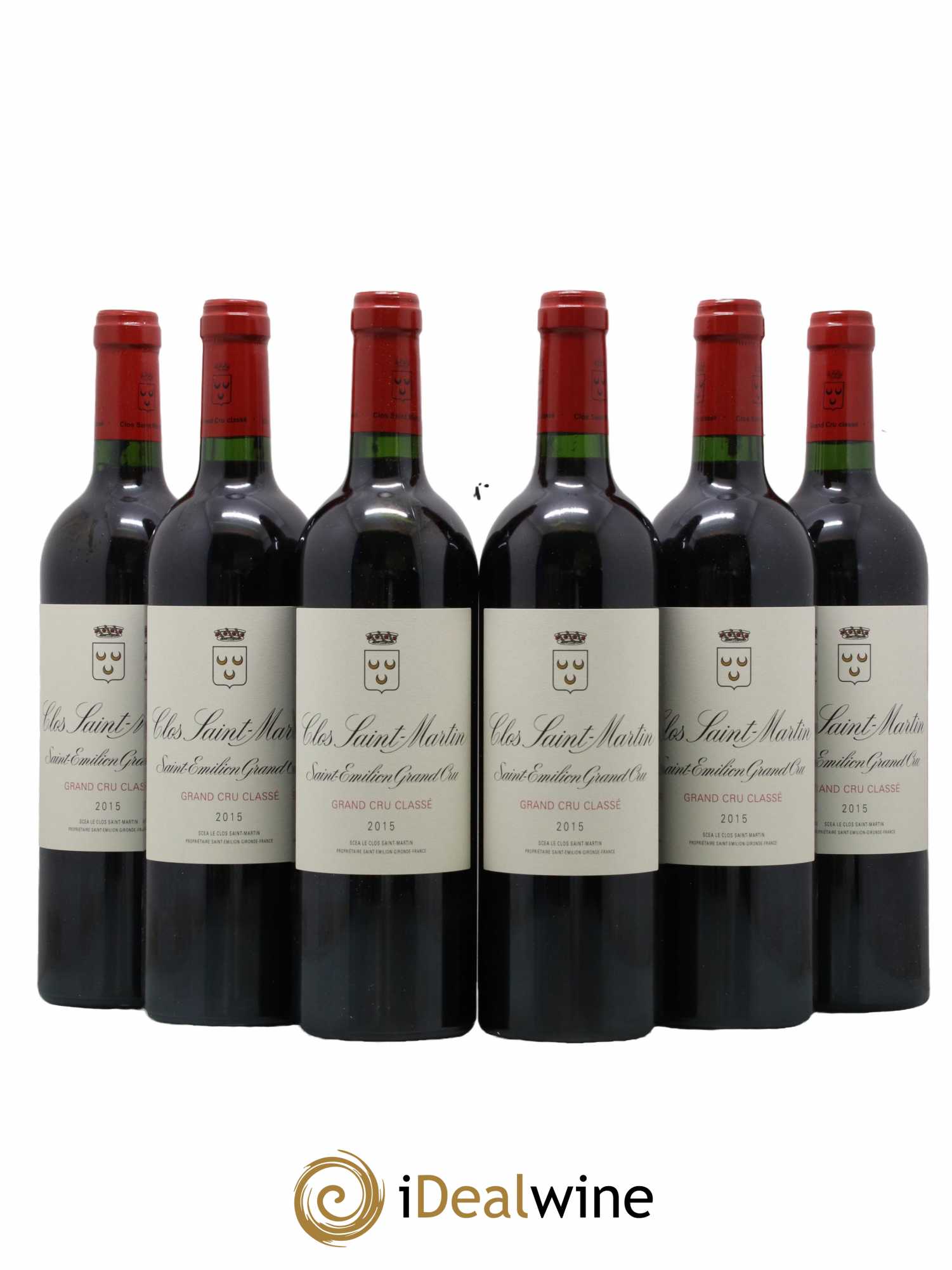 Clos Saint Martin Grand Cru Classé  2015 - Lot de 6 Bouteilles