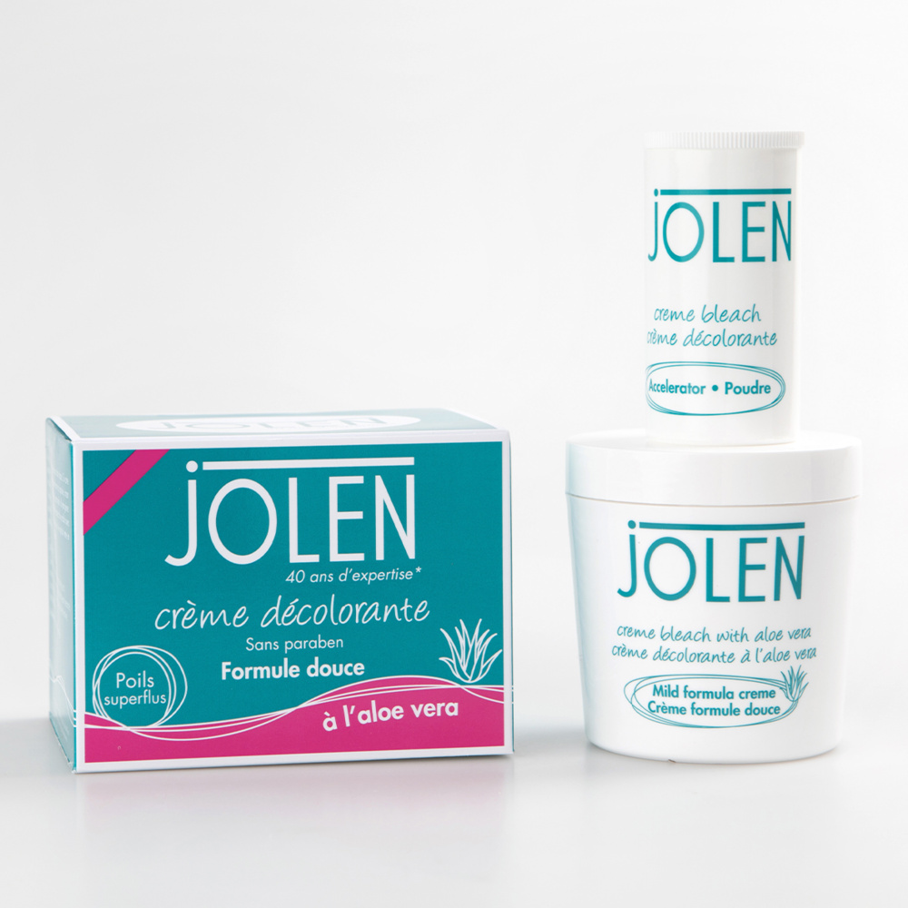 jolen crème décolorante à l'Aloe Vera 125ml crème décolorante à l'Aloe Vera