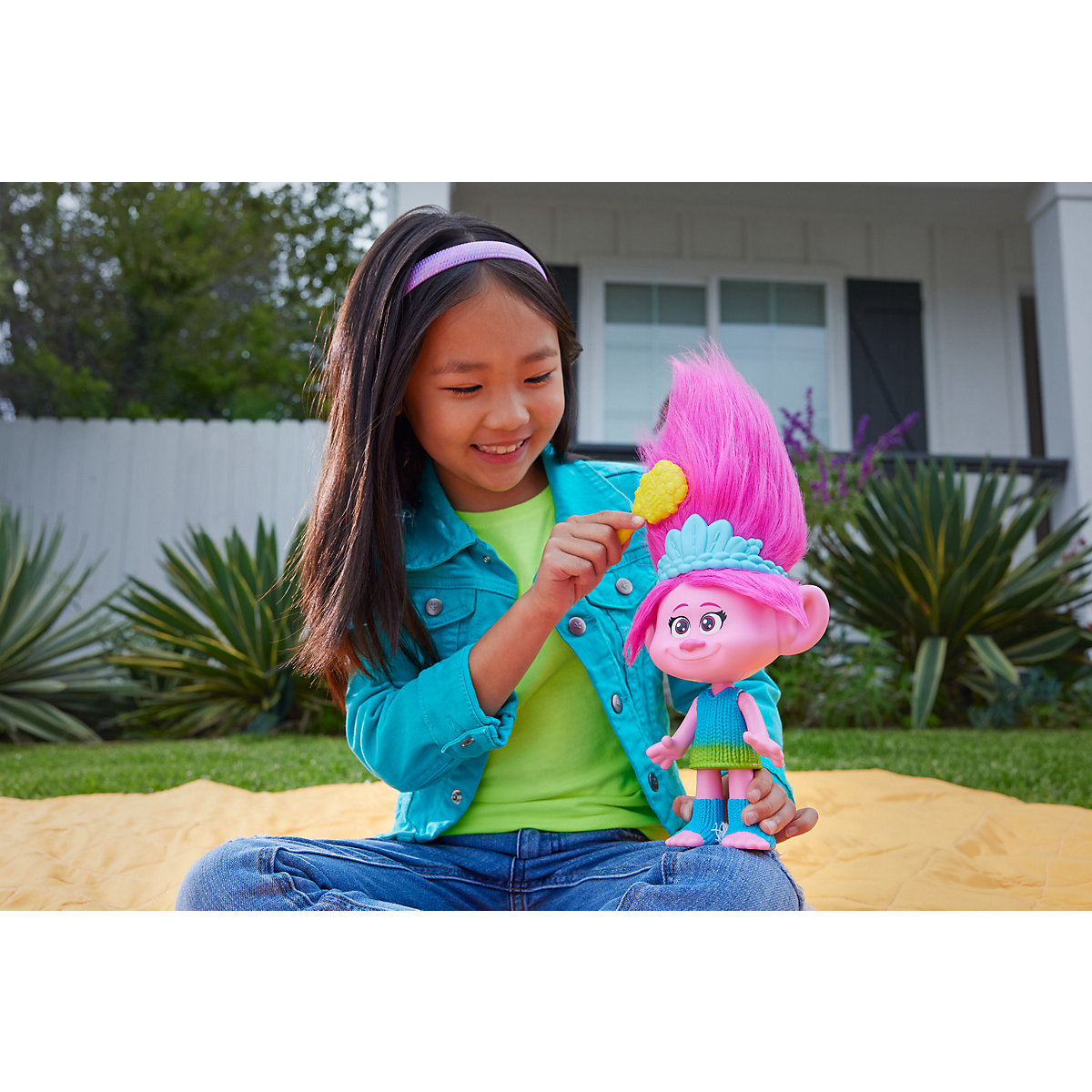 Trolls Musik-Magie Poppy mit leuchtendem Haar