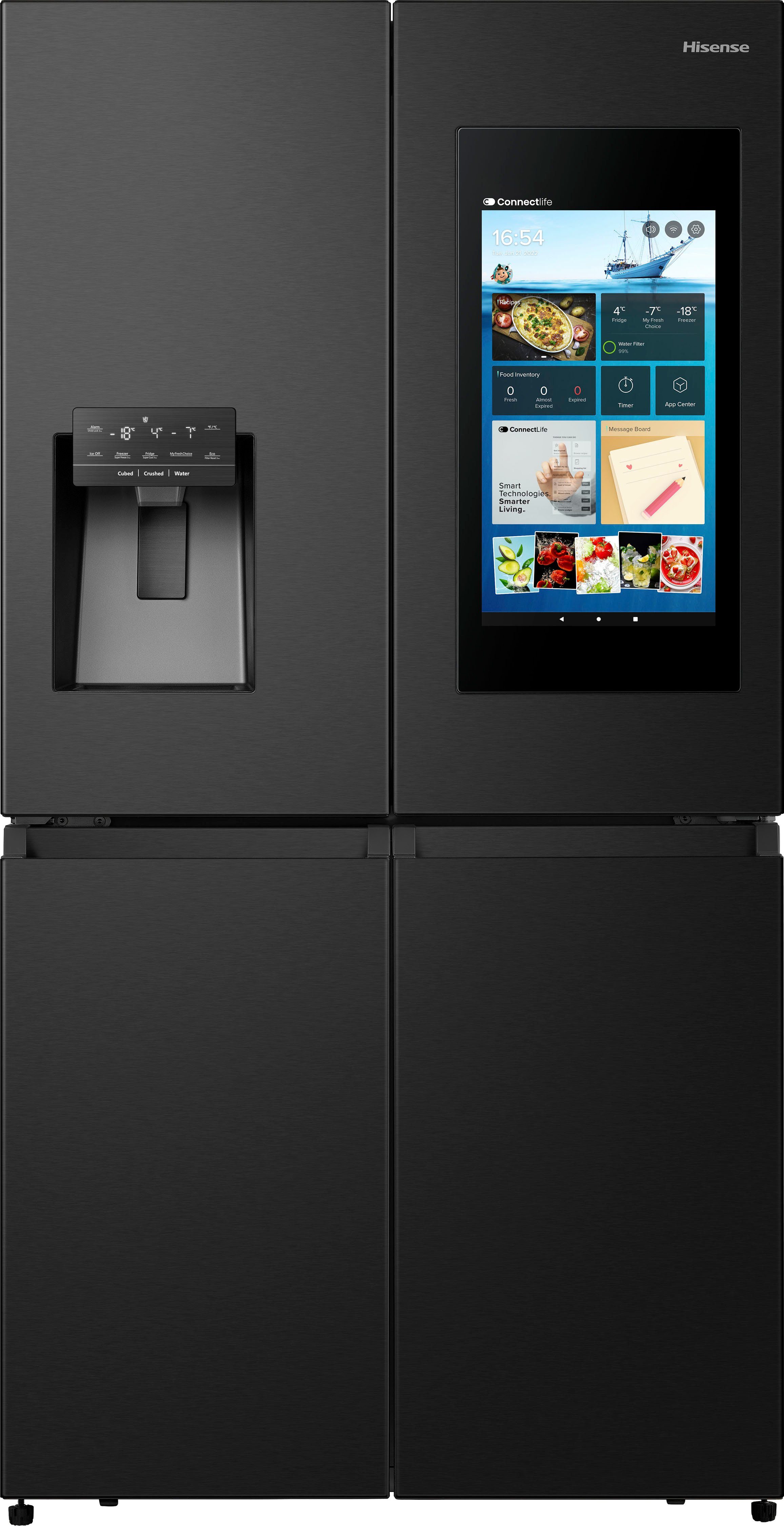 Hisense Multi Door RQ760 RQ760N4IFE, 178,5 cm hoch, 91,4 cm breit, Total No Frost
