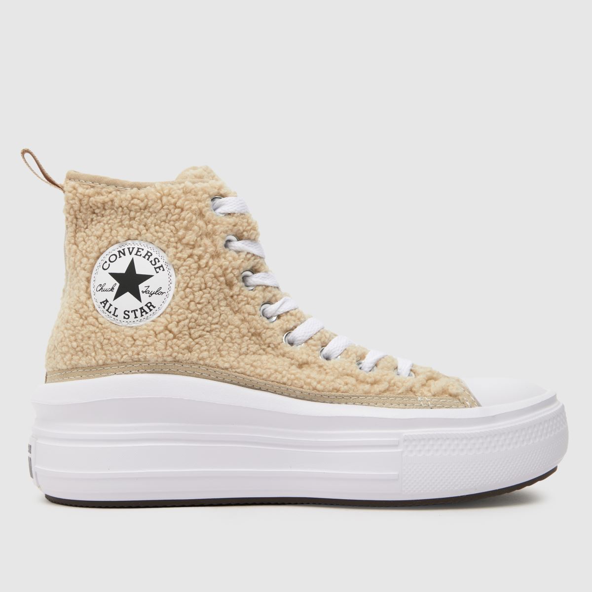 Converse beige All Star Move Hi Youth-sneakers