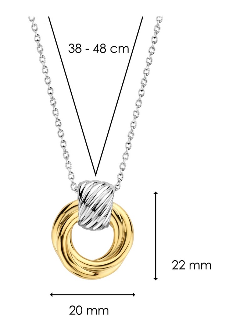 TI SENTO - Milano Fine silver necklace 3973SY