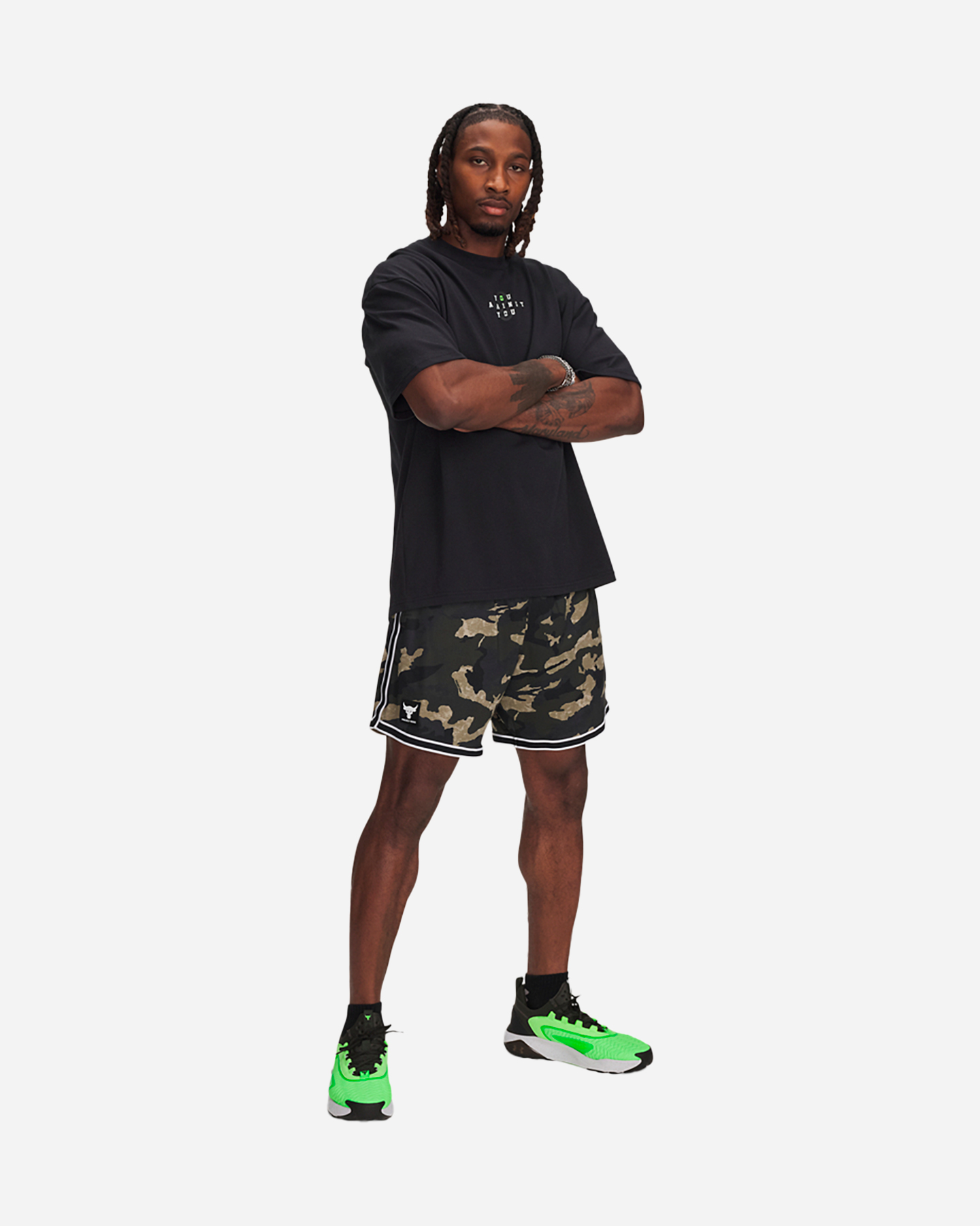 Nohavice Under Armour The Rock Camo M 77-1389954-0310