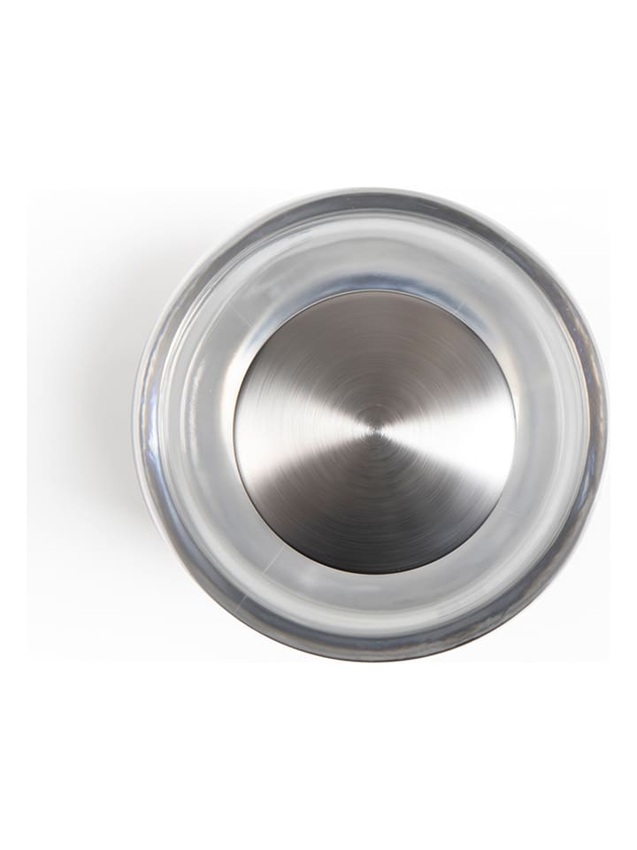 livoo 2er-Set: Flaschen in Transparent/ Silber günstig kaufen onesize