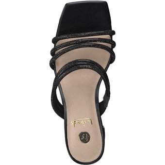 La Strada Pantolette in schwarz