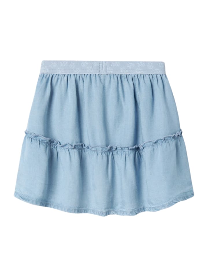 name it Jeansrock Mia Wide Denim in Hellblau günstig kaufen