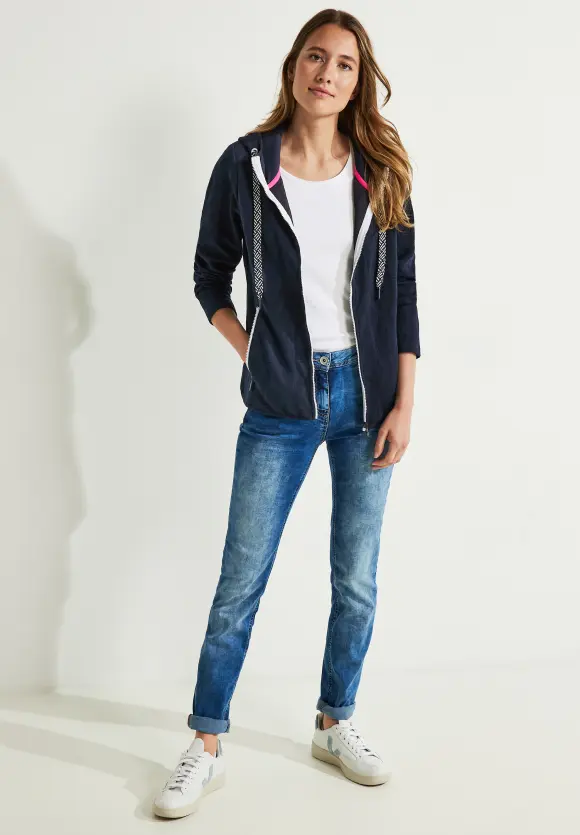 CECIL Jacquard Sweatjacke